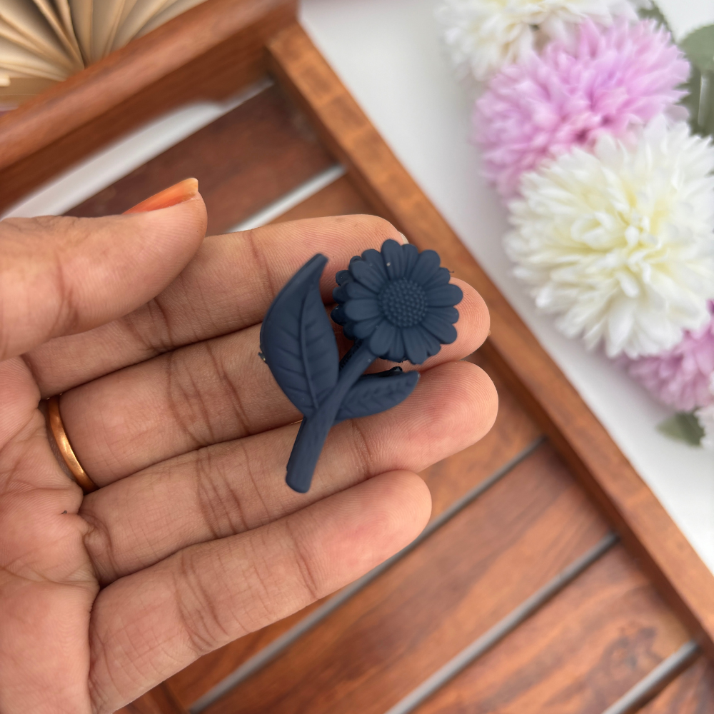 Colourful Sunflower Hair Claw - Small
