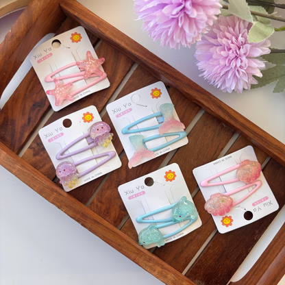 Mermaid & Starfish Hair Clip