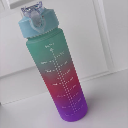 Gradient Sport Motivational Water Bottle – 750ml (Flip-Top Lid)
