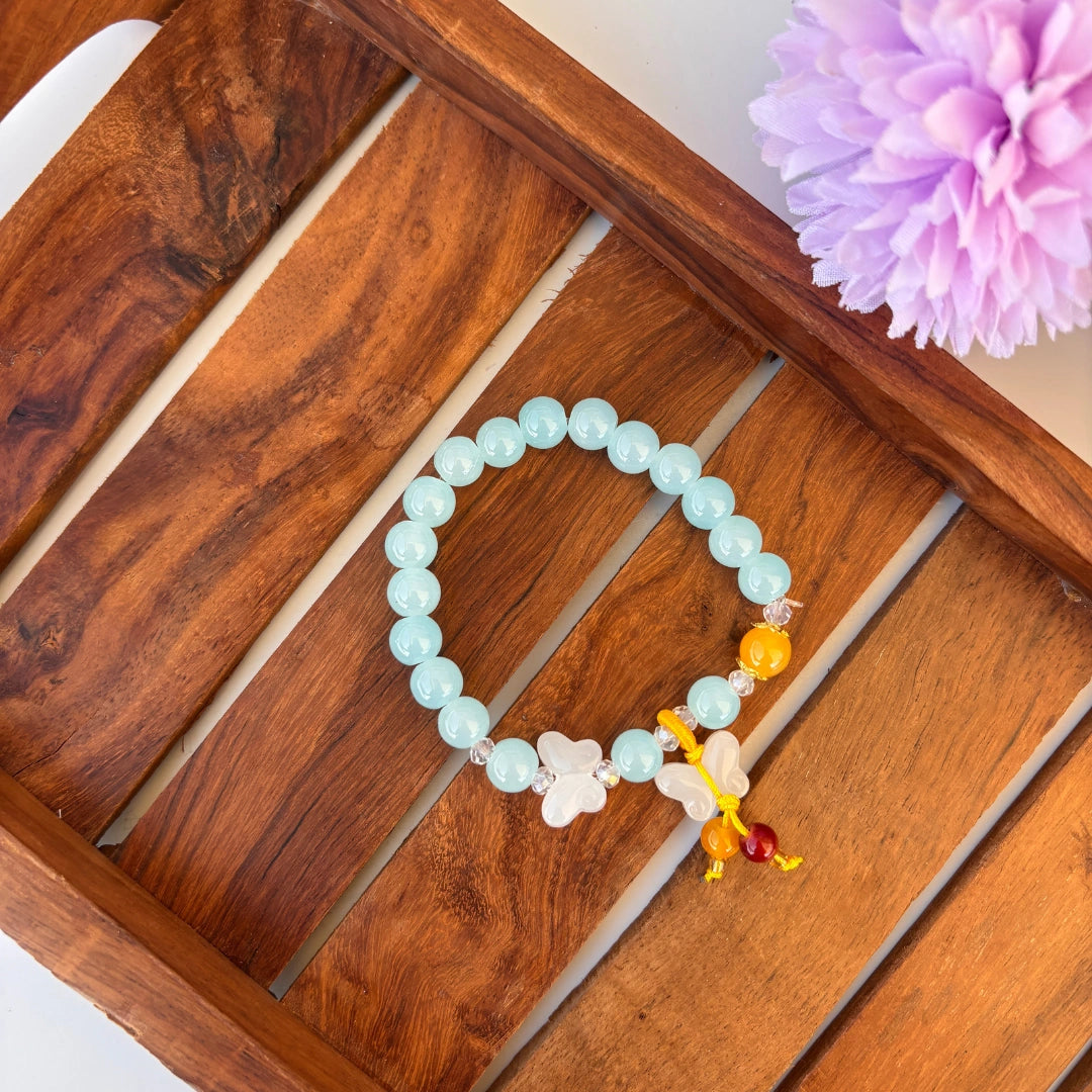 Butterfly Bloom Bead Bracelet