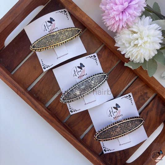 Antique Luxe Oval Hair Barrette