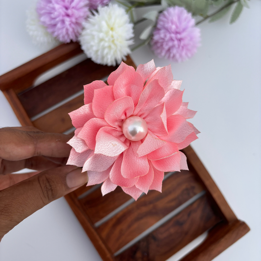 Satin Bloom Pearl Headband