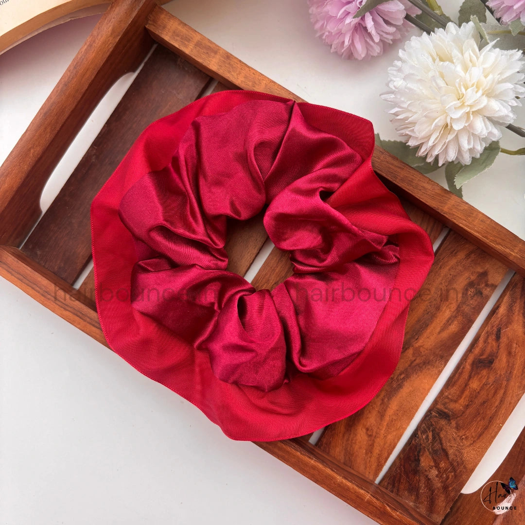 Luxe Satin Oversized Scrunchie – Large