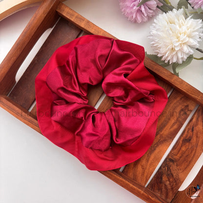 Luxe Satin Oversized Scrunchie – Large