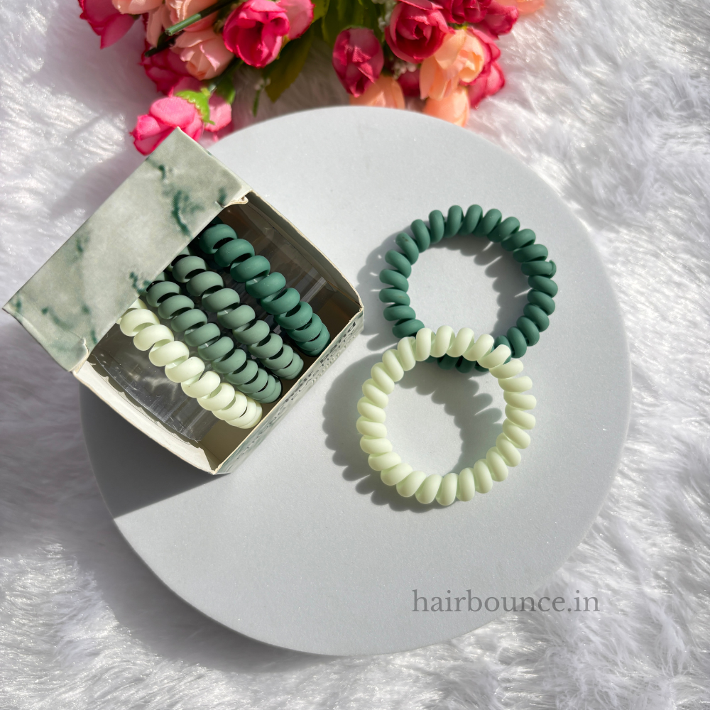 Spiral Hair Ties (Set of 6)