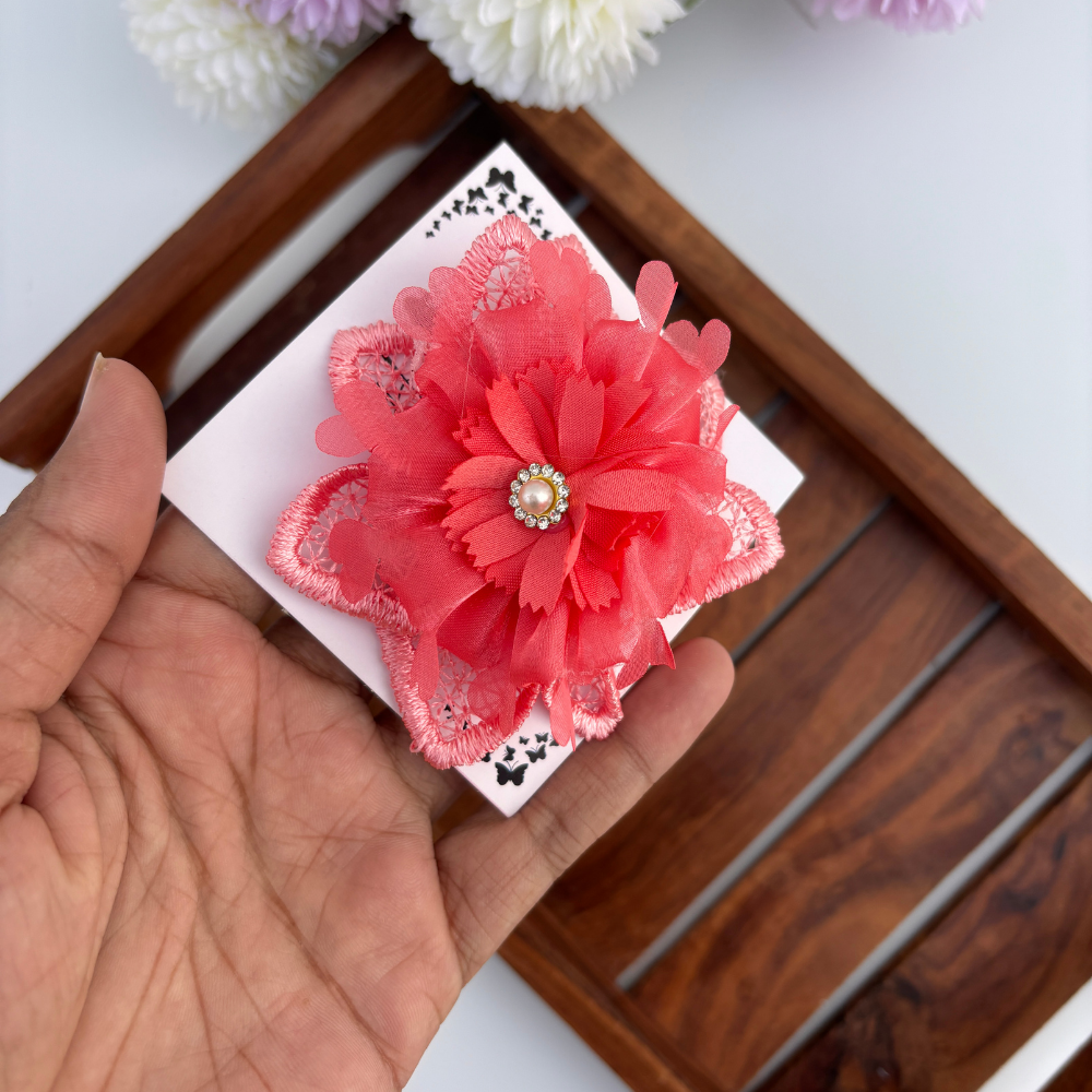 Royal Lace Flower Clip