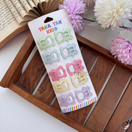 Cute Bear Snap Hair Clips for Kids