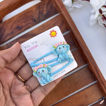 Cute Character Tic Tac Hair Clips for Girls – Pack of 2