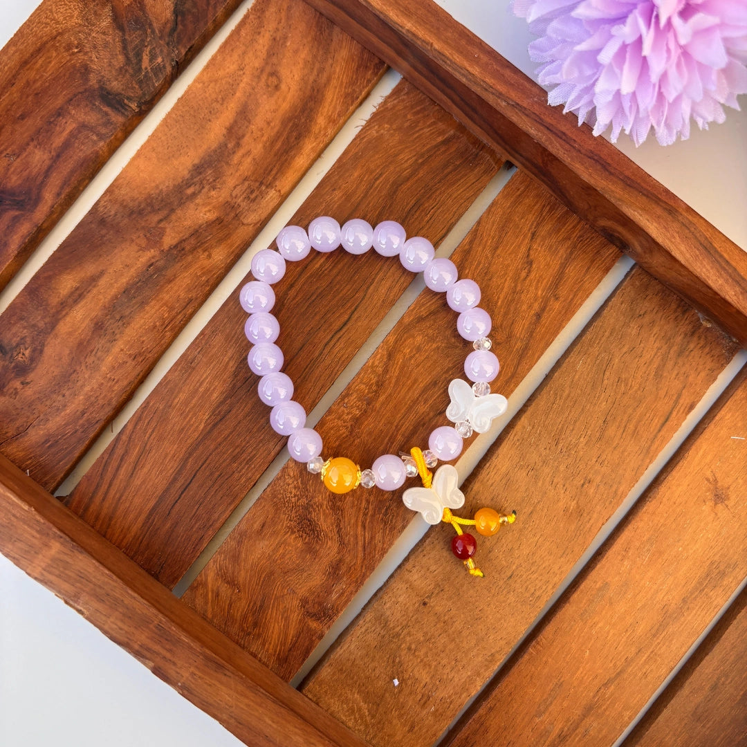 Butterfly Bloom Bead Bracelet