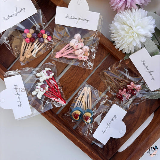 Cute Cartoon Kids Hair Clips
