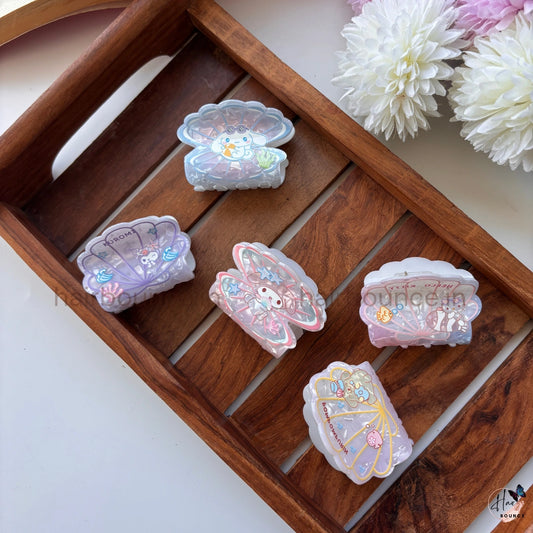 Kawaii Shell Cartoon Hair Claw – Medium