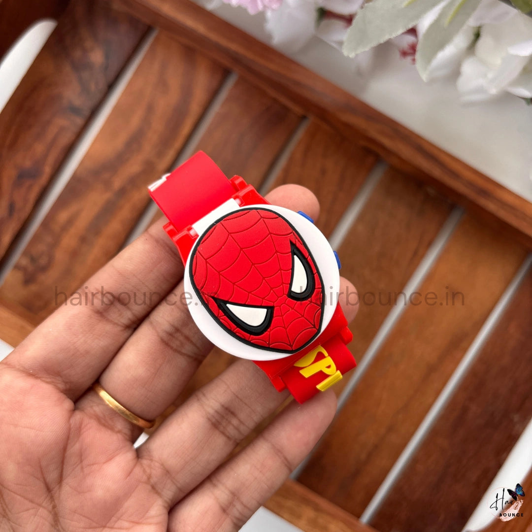 Kids Cartoon Flip-Top Decorative Wrist Watch – Assorted Character Designs | Non-Functional Fashion Accessory