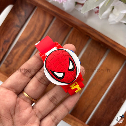 Kids Cartoon Flip-Top Decorative Wrist Watch – Assorted Character Designs | Non-Functional Fashion Accessory