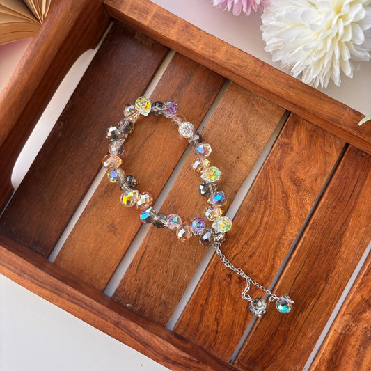 Crystal Charm Adjustable Bracelet ✨