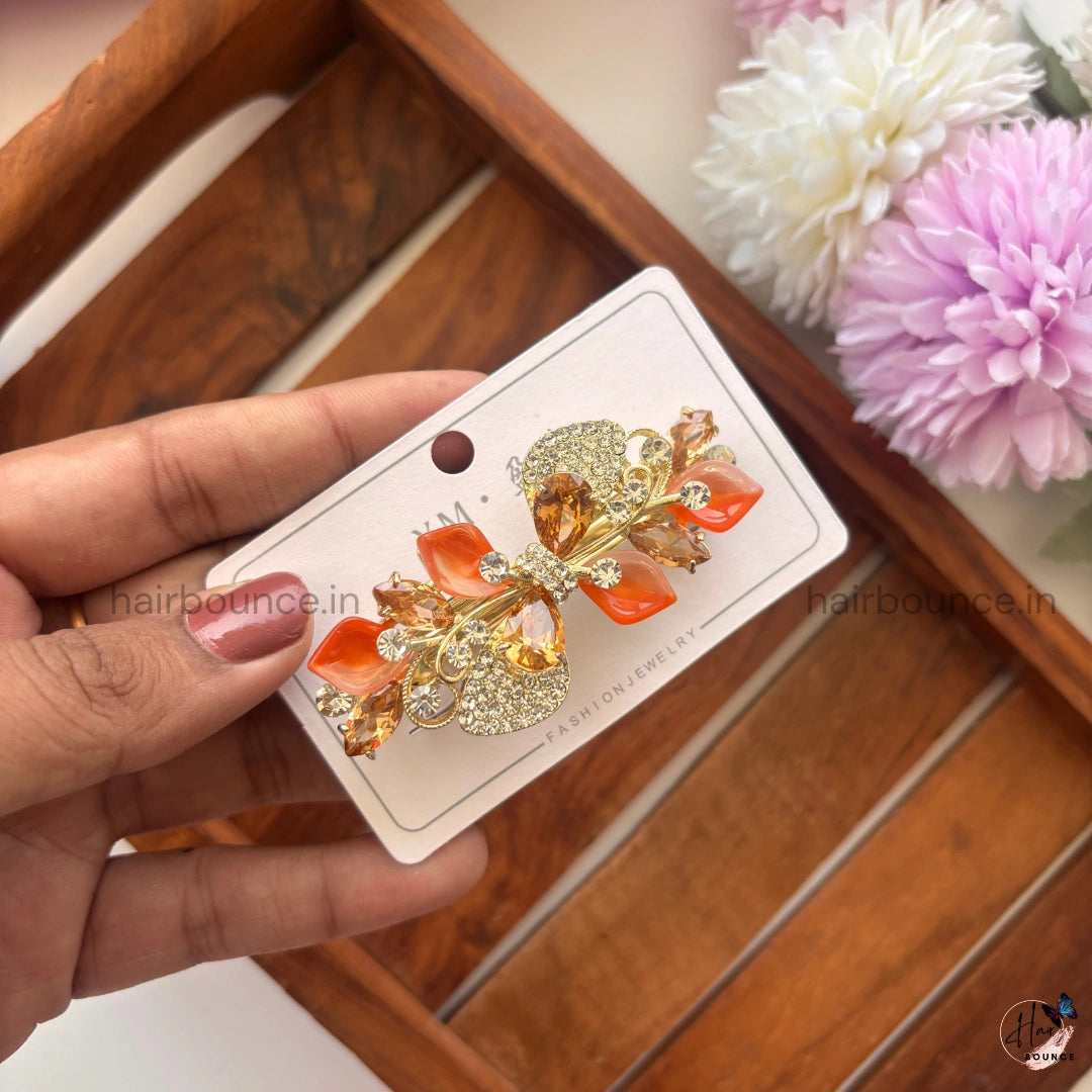 Royal Crystal Vine Center Hair Clip