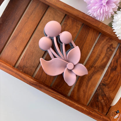 Dual Colour Bloom Hair Claw - Large