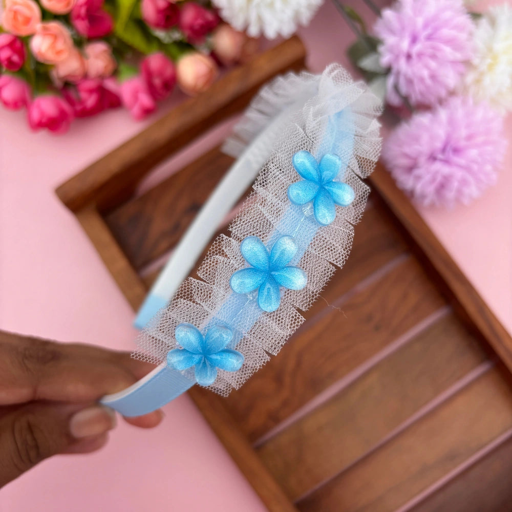 Triple Bloom Net Headband
