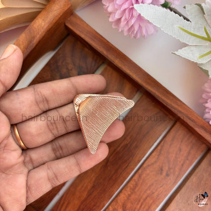 Geometric Metal Hair Claw - Small
