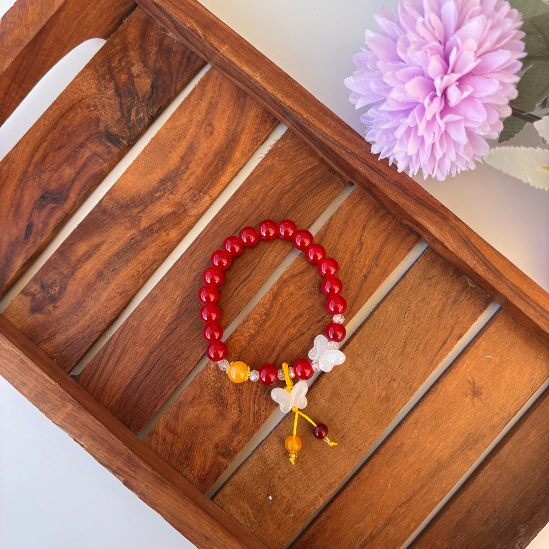 Butterfly Bloom Bead Bracelet