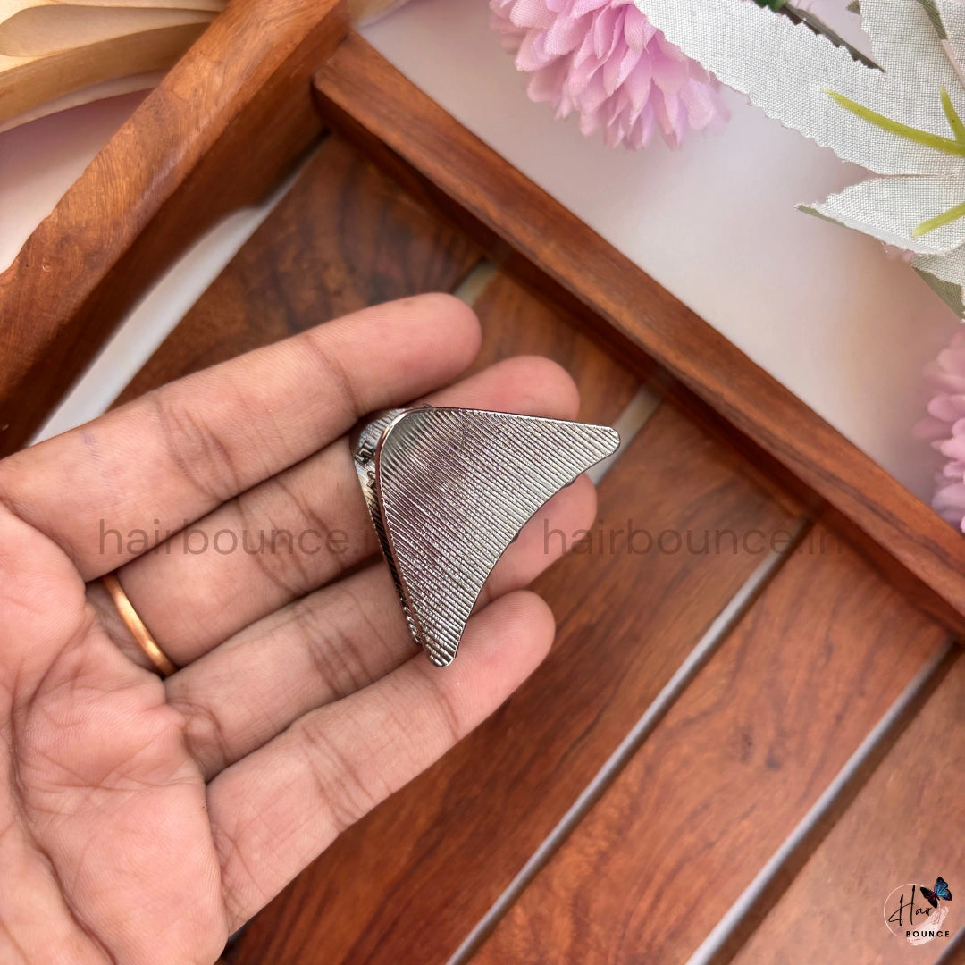 Geometric Metal Hair Claw - Small