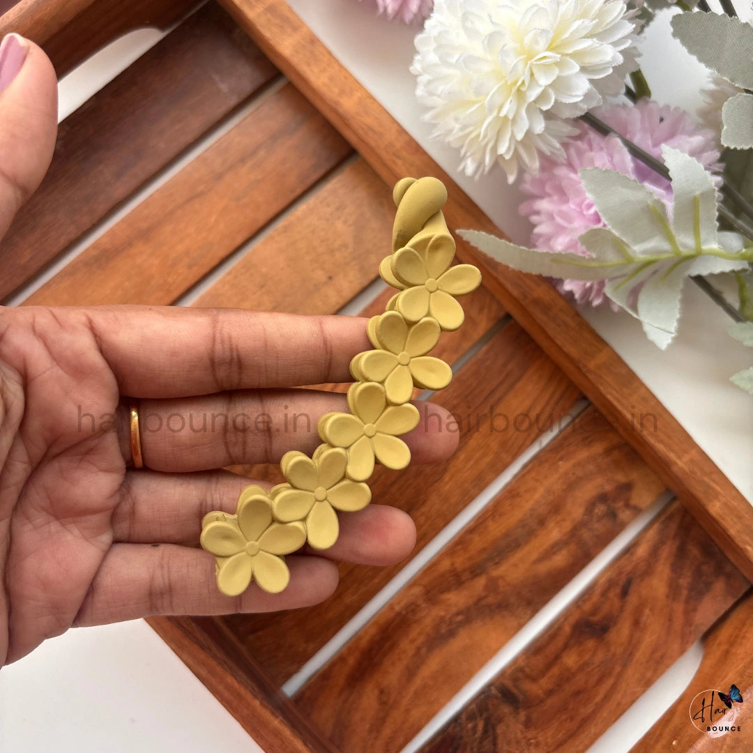 Flower Lock Banana Clip