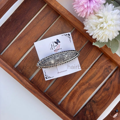 Antique Luxe Oval Hair Barrette