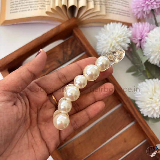Shinny Pearl Banana Clip