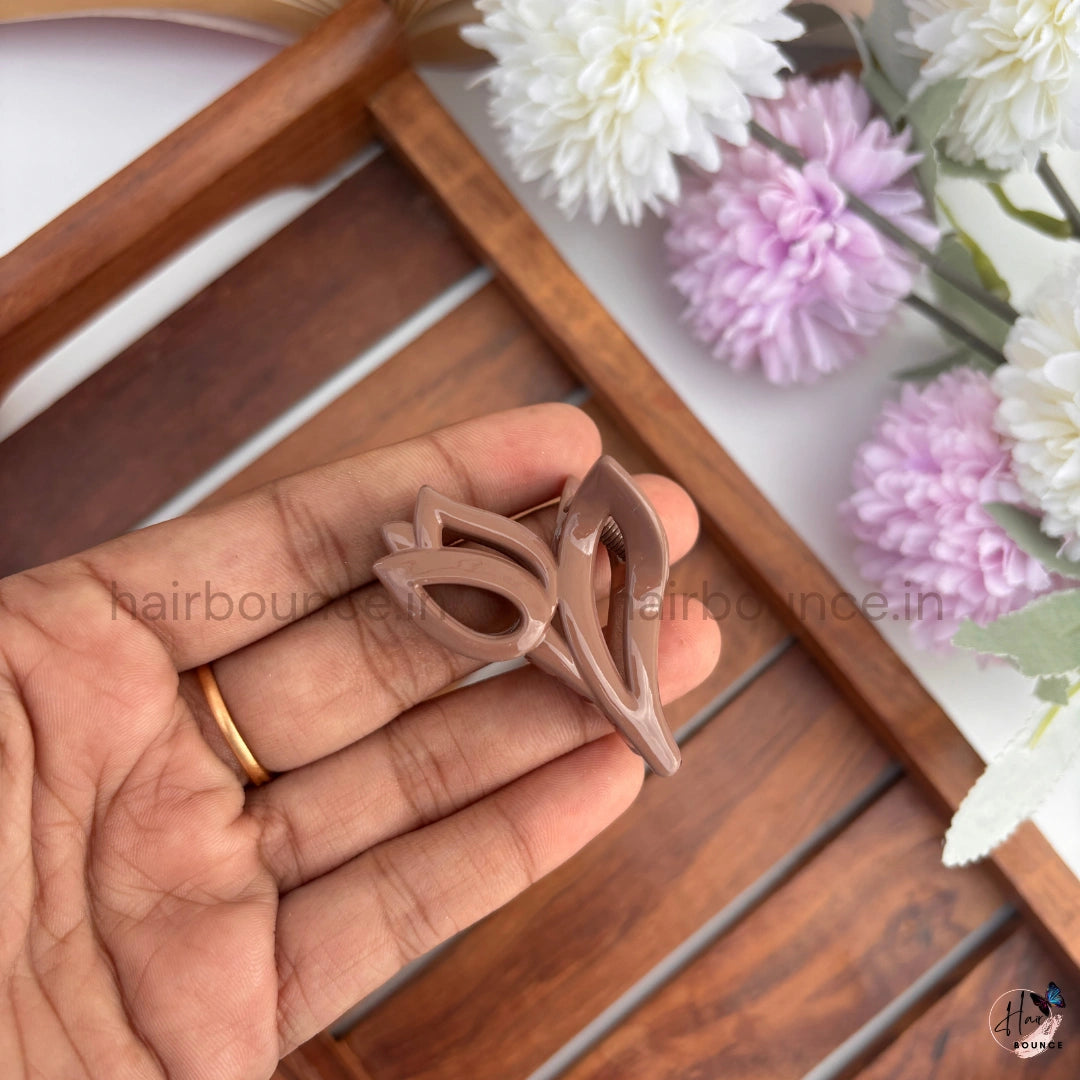 Tulip Bloom Hair Claw – Small