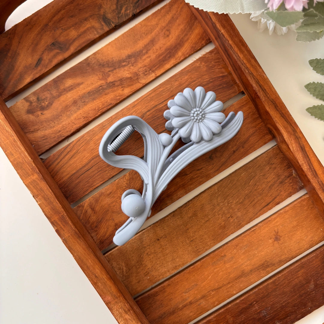 Daisy Flower Hair Claw - Large