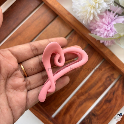 Sweetheart Loop Hair Claw for Women – Medium