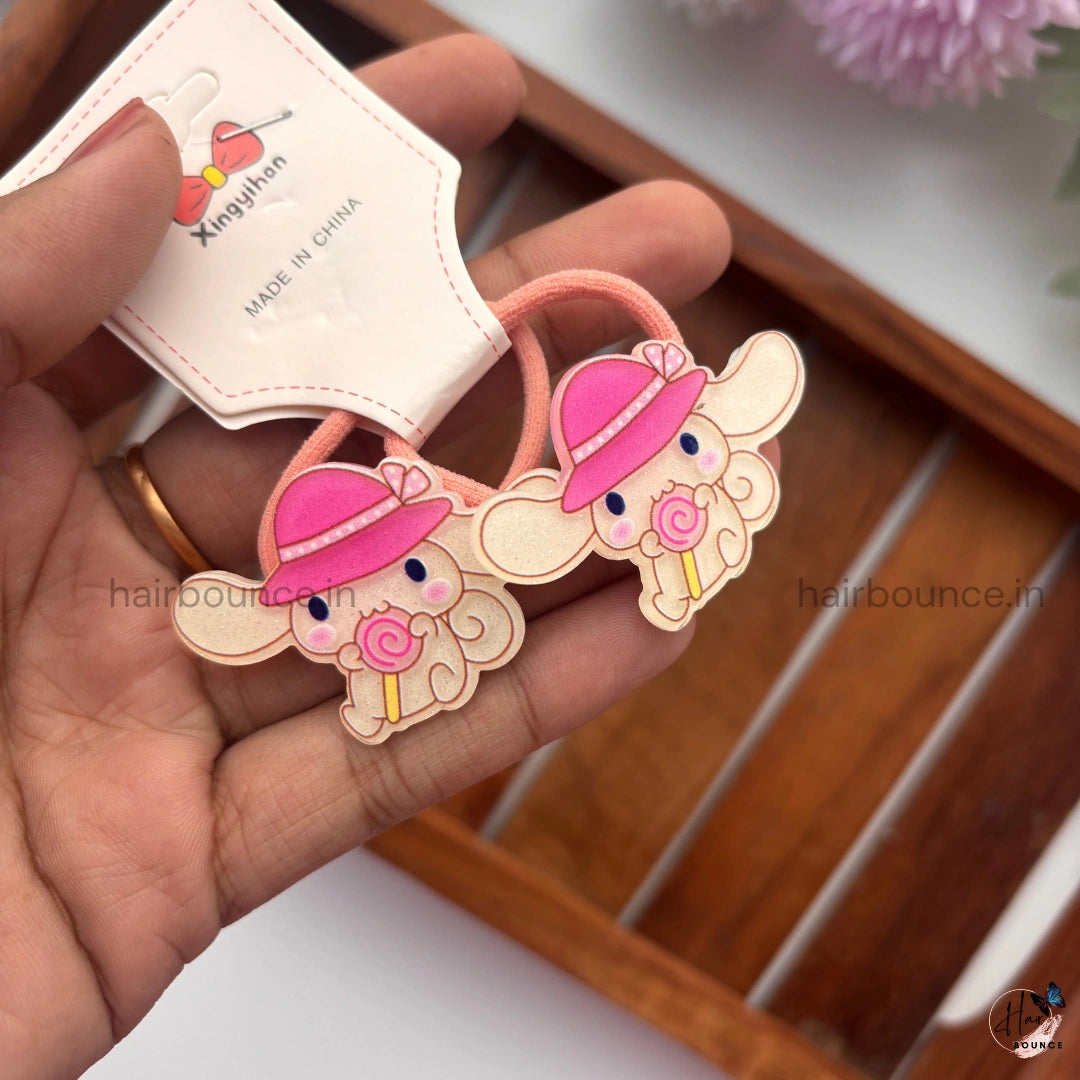 Cute Bunny & Elephant Rubber Bands