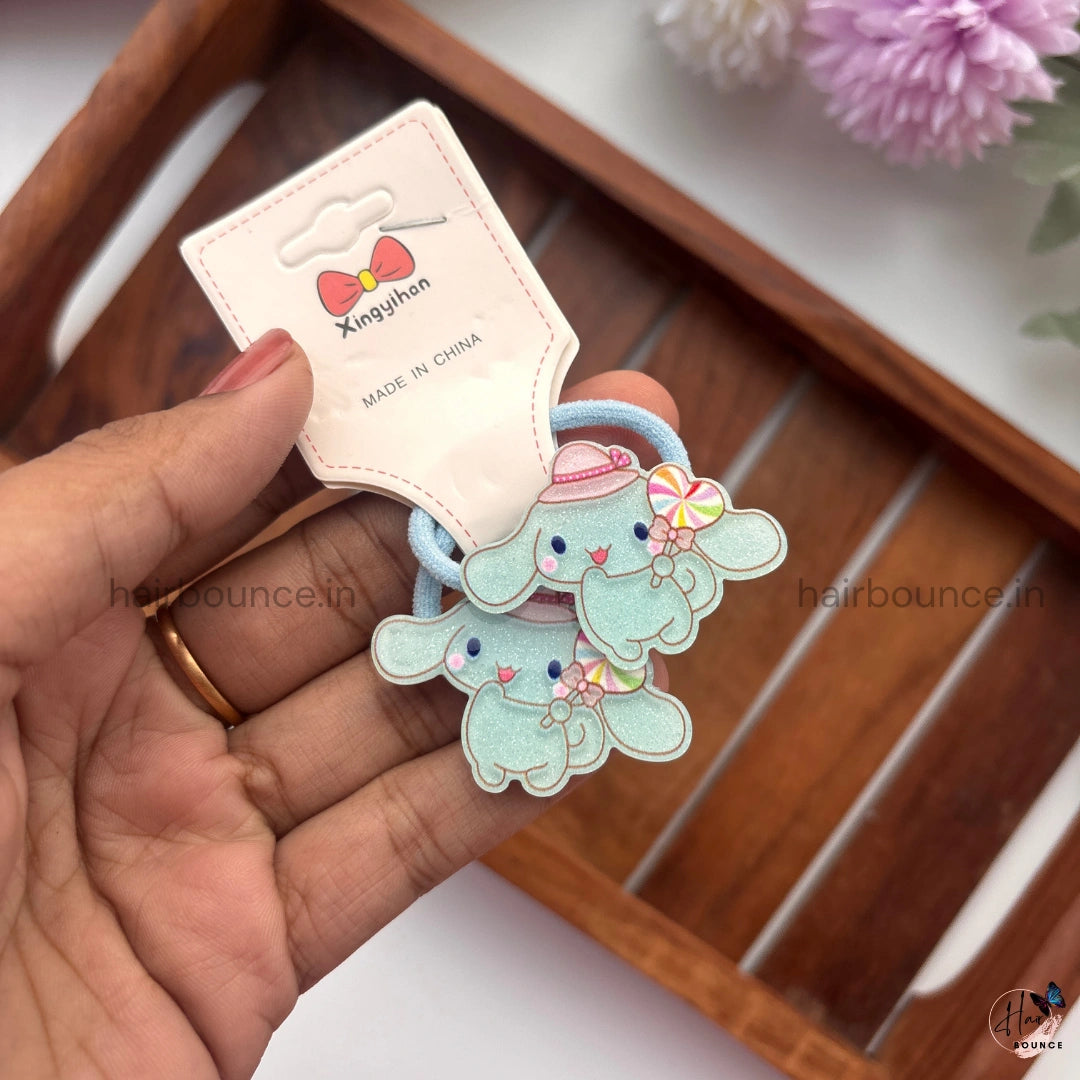 Cute Bunny & Elephant Rubber Bands