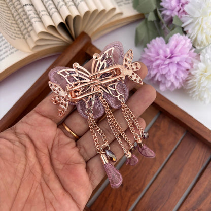 Butterfly Tassel Hair Claw