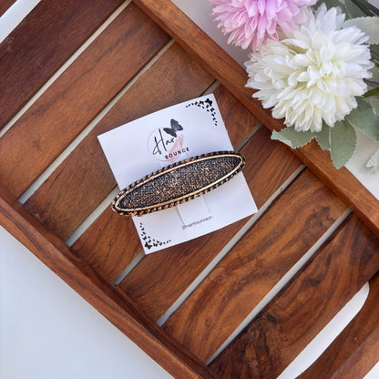 Antique Luxe Oval Hair Barrette