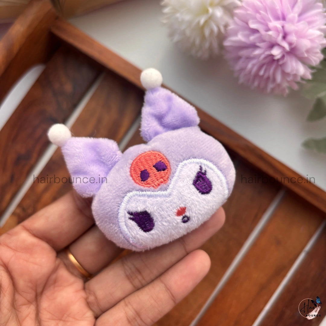 Kawaii Plush Character Hair Clips
