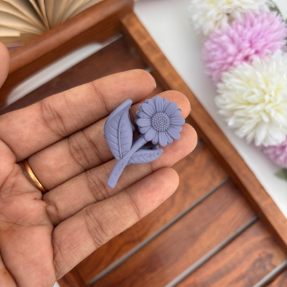 Colourful Sunflower Hair Claw - Small