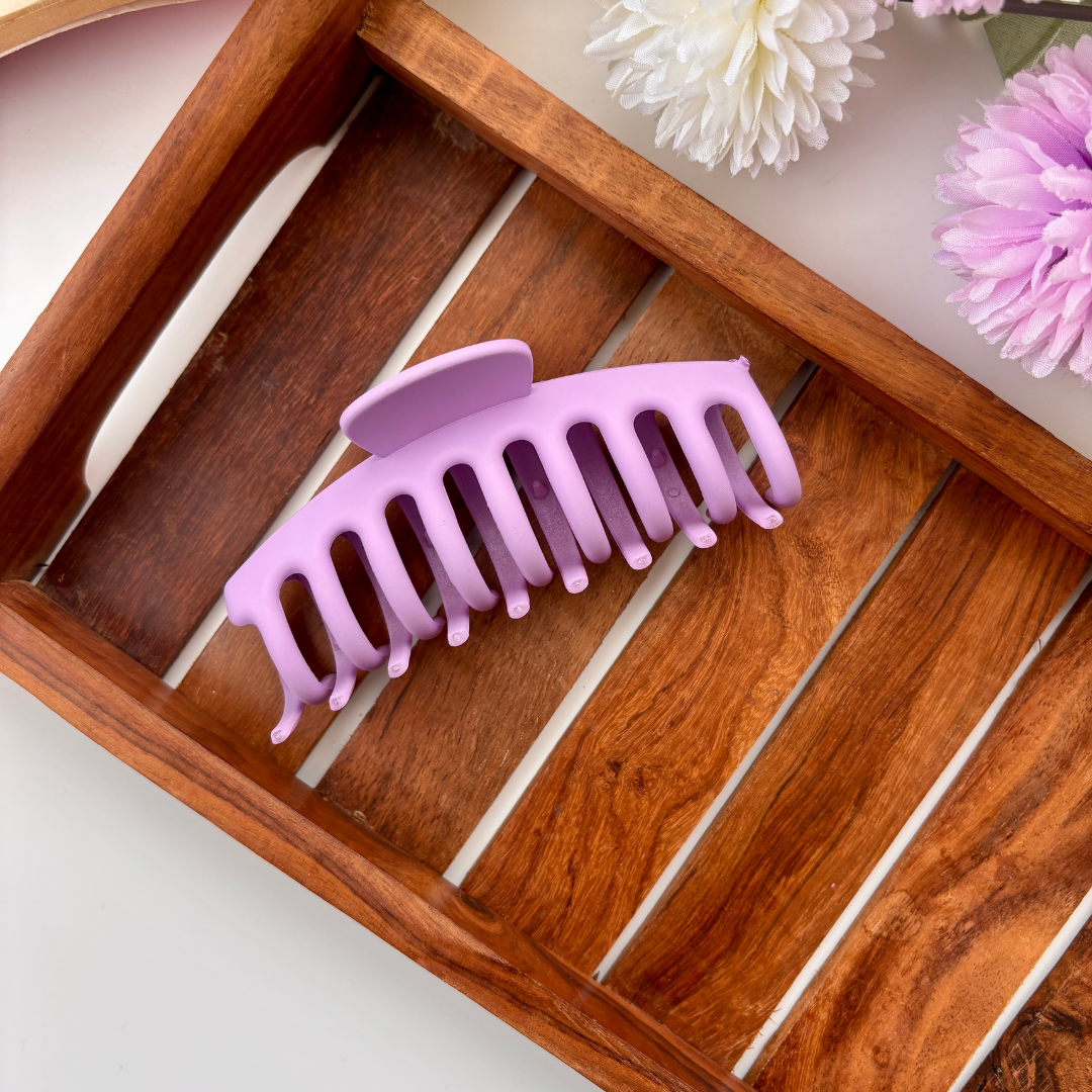 Matte U-Curve Hair Claw - Large