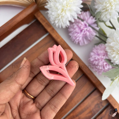 Tulip Bloom Hair Claw – Small