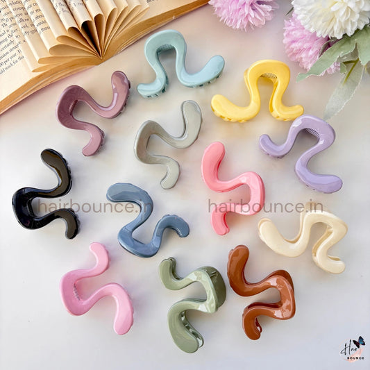 Wave Twist Hair Claw – Medium
