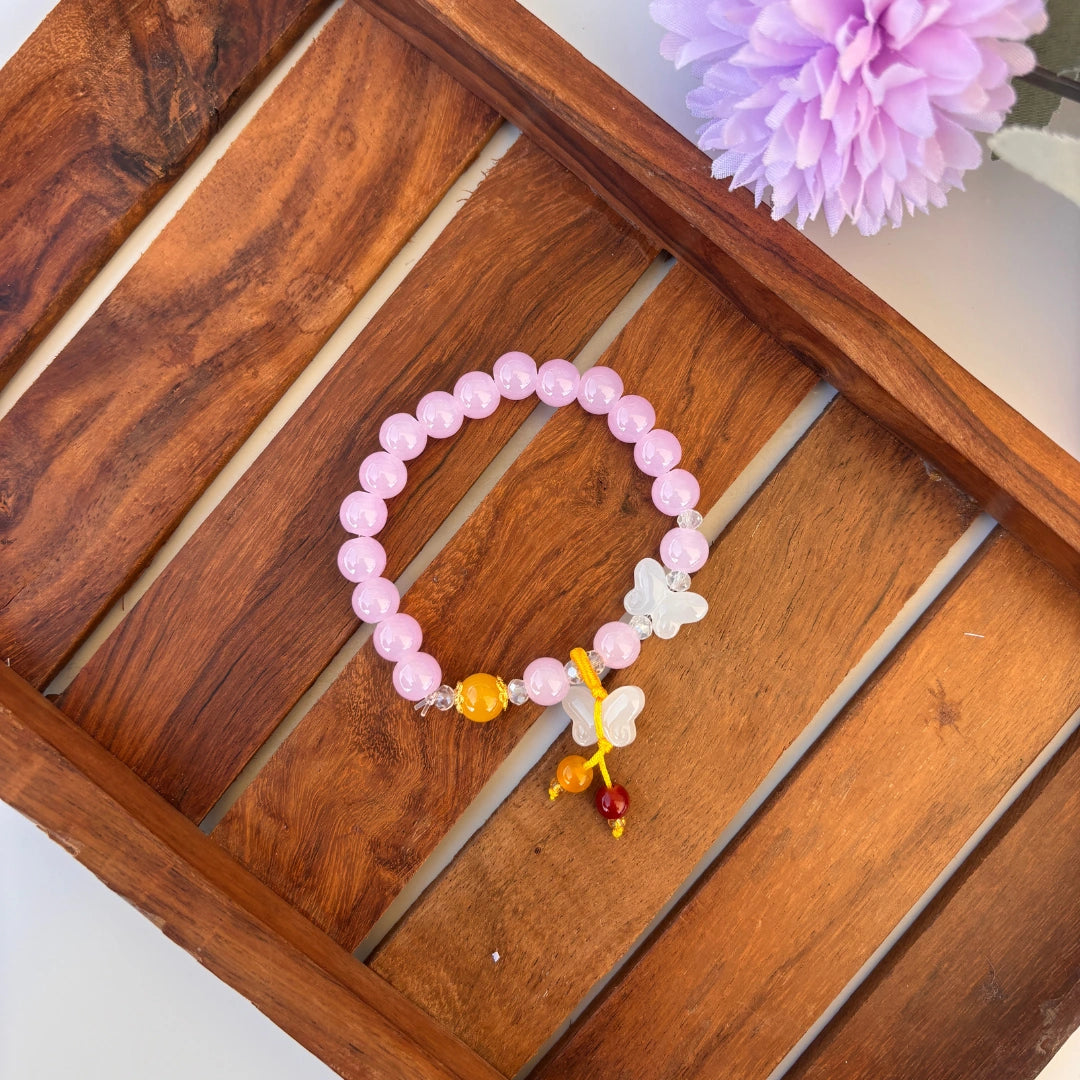 Butterfly Bloom Bead Bracelet