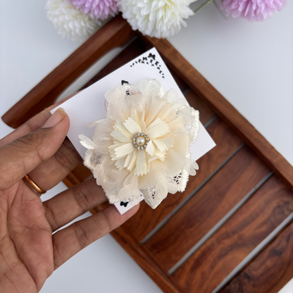Royal Lace Flower Clip