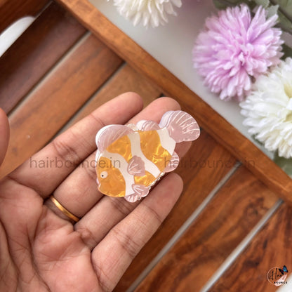 Cute Ocean Animal Hair Claw Clips – Dolphin, Fish & Shell Mini Claw Clips for Girls & Kids