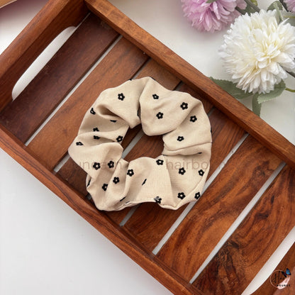 Vintage Bloom Fabric Scrunchie – Regular
