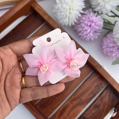 Princess Blossom Kids Bow Hair Clips