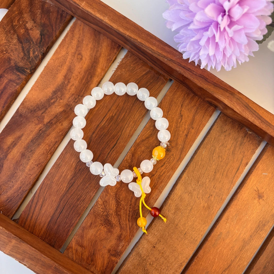 Butterfly Bloom Bead Bracelet