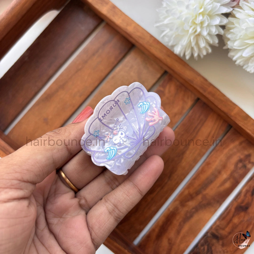 Kawaii Shell Cartoon Hair Claw – Medium
