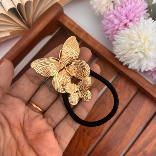 Golden Butterfly Pony Cuff