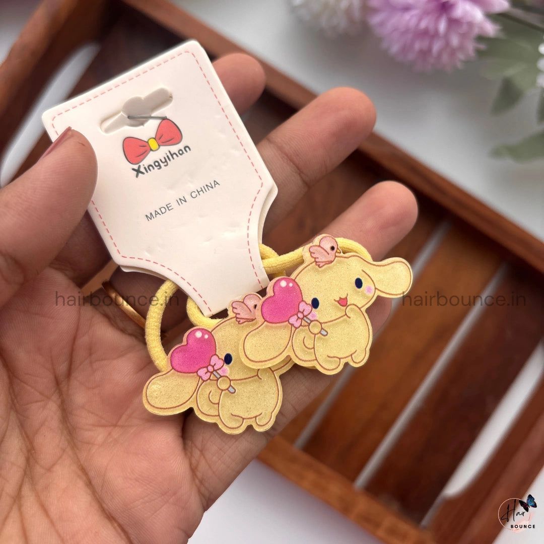 Cute Bunny & Elephant Rubber Bands