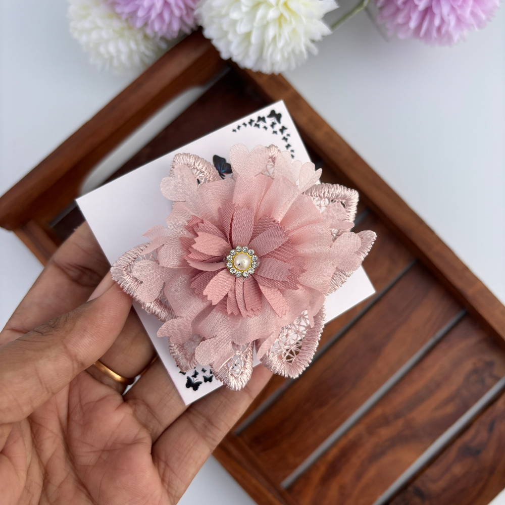 Royal Lace Flower Clip