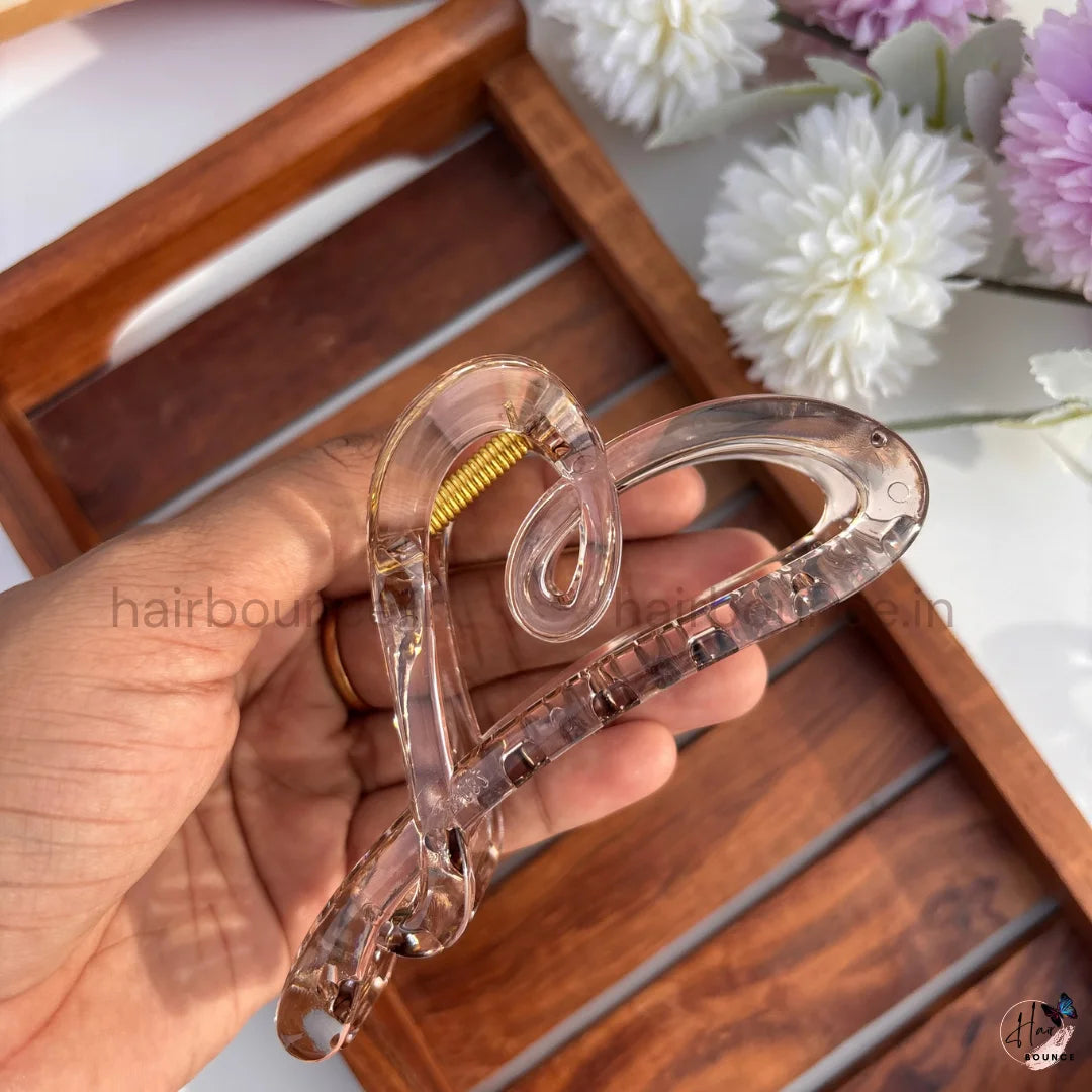 Heart Loop Hair Claw – Large